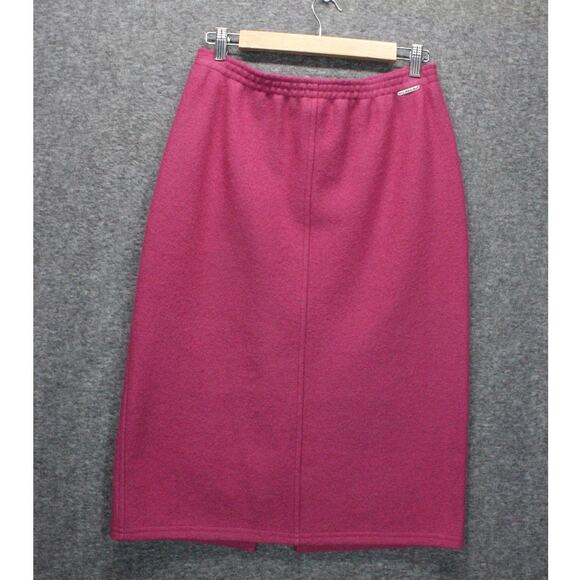 Geiger Collection Vintage Pure Wool Blazer Skirt Set Pink Size 38 US 6 - Picture 4 of 12